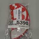 12pcs 6'' 8'' Red Honeycomb Balls Tissue Paper Fans Party Honeycomb Ball Fans Wall Decor Tissue Pom Poms Flower Balls Hanging Paper Fans for Party Baby Shower Birthday Wedding Nursery Decor(red kit)