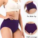 Molasus Incontinence Underwear for Women Absorbency Period Leakproof Panties (XXXL)