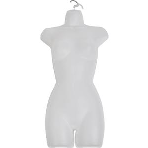 SSWBasics Female Mannequin Torso - Fits Womens Sizes 5-10 - Molded, Shatterproof 