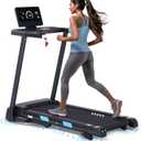 Treadmills for Home, 350 lbs Capacity, 10 MPH, 3.0HP Incline Treadmill with Bluetooth APP, 17 * 46" Belt, Running Threadmills Machine, LCD Display, 36 Programs