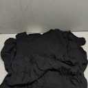 Daenery Women Strapless A Line Maxi Dress Tube Top Backless Casual Summer Dress Carbon Black.XL