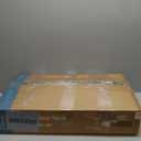 Sweetcrispy Overbed Bedside Table with Wheels, Adjustable Hospital & Home Use Bed Table, Rolling Laptop Table, Mobile Standing Desk, White