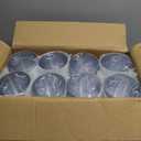 Goodluck 200PCS 12oz Silver Plastic Cups for Party, Disposable Silver Cups, Plastic Cocktail Glasses for Wedding Thanksgiving, Christmas, and Parties