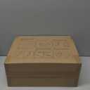 Hoikwo 10 Packs 12x10x10 Large Thin Shipping Boxes, White Big Corrugated Cardboard Box Set for Small Business for Packaging Mailing Lightweight items