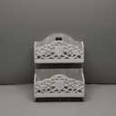 Key and Mail Holder for Wall, 2-Slot Mail Organizer Wall Mount with 5 Key Hooks, Wooden Key Hangers Wall File Organizer Letter Sorter, Key Rack for Entryway and Home Decor,Extra Wide (Extra Large)