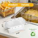 2 Pcs Reusable Fryer Filter Bag with Frame (Bag X Frame)
Reusable Deep Fryer Filter Bags and Frame - Easy-Clean Mesh for Home Commercial Fryer Filter Bag
