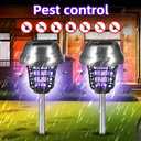 4 Pack Solar Bug Zapper Outdoor Solar Mosquito Zapper Outdoor Mosquito Repellent Outdoor,Mosquito Trap Used to Keep Gnat Small Flying Insect Away,Solar Bug Zapper Outside