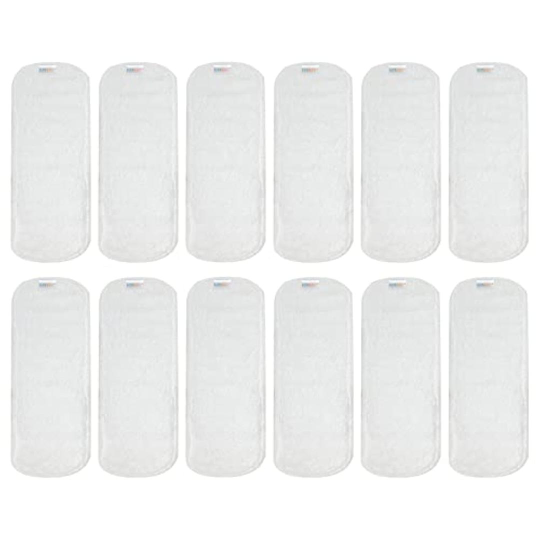 ALVABABY 12PCS Newborn Cloth Diaper Insert,Less Than 12pounds 3-Layer Microfiber Insert 12ST
