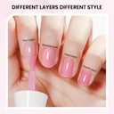 SUPWEE Pink Regular Nail Polish Non Gel, Quick Dry Finger Nail Lacquer Glossy Salon Manicure DIY at Home 0.54 fl.oz