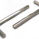 6mm L-Shaped Hexagonal Wrench Tool,Hand Tools Hex Keys Wrenches,Steel Nickel-Plated,Silver,Pack of 24 Pcs