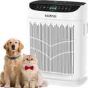 Air Purifiers for Home Bedroom Large Room Up to 3000 Ft², HEPA Air Cleaner with Washable Double-Side Filter, PM2.5 AQI,Timer,15dB Sleep Mode for Pet, Dander, Dust, Pollen, Odors, White