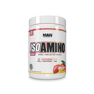 Man Sports ISOAmino Pure Isolated BCAAs Build Lean Muscle Branched Chain Amino Acids Powder Keto BCAA Accelerate Recovery 255 Grams, 30 . 03/2026