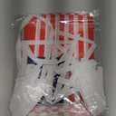 60PCS American flag, Independence Day Banner American Flag, 65Ft American flag Banner, Very Suitable for Outside Patriotic Events, Sports, Inside Outside Bars Decorations (Red)