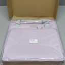 3 Ring Zipper Binder 2 Inch with Shoulder Strap 500 Sheet Capacity & Multi-Pockets for School and Office Binder Organizer, Compatible with 13-Inch MacBook/Tablet (Patent Design Purple)