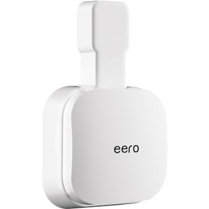 Outlet Wall Mount Holder Compatible with eero Pro 6e/Pro 6 Mesh Wi-Fi System, Built-in Cable Management No Messy Wires, Space-Saving(1 Pack)