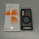 TORRAS Strong Magnetic & Seamless Stand for Samsung Galaxy S26 Case, Fit for MagSafe, Mil-Grade Drop Protection, Adjustable Kickstand for Galaxy S26 Case with Stand, Translucent Back/Black Edge