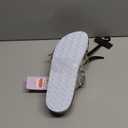 Jbeaches Women's Shoes, Silver, Footbed, Size 4