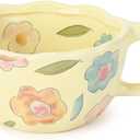 Koythin Ceramic Coffee Mug, Cute Floral Fruit Cup, Couple Mugs 8.5 oz/250 ml for Latte Tea Milk, Suitable for Mom on Mother's Day (Colorful Flowers)