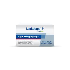 Leukotape P Rigid Medical Tape Non-Elastic Sports Tape for Joint Stabilization, Injury Prevention & Support Strong Adhesive, Hand-Tearable - 1.5 in x 15 yds., Beige, 1 Roll