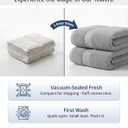 LANE LINEN 100% Cotton Turkish Towel Set for Bathroom - 16 Piece - Super Soft, Quick Dry & Highly Absorbent - 4 Bath, 8 Wash cloths, 4 Hand Towels - Hotel Quality, Durable & OEKO-TEX Certified - Grey