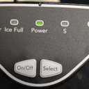 Frigidaire EFIC123-SSBLACK Compact Countertop Ice Maker, 26lbs of Ice per Day, Black Stainless