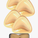 Sticky Push Up Bra Inserts 2 Pairs-Double Sided Sticky Waterproof Bra Pads for Volume