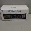 Devil Eyes Light for Cars,Flexible Scrolling Programmable LED Signs,LED Eyes for Truck Windshield,Custom Editor Colours,Animations,Text (58"x 8"/1Pcs)