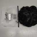 Short Curly Wigs for Black Women Soft Black Big Curly Wig with Bangs Afro Kinky Curls Heat Resistant Natural Looking Synthetic Wig for African American Women Black