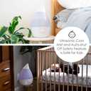 Crane Ultrasonic Cool Mist Humidifier for Bedroom, Baby Nursery, Kids Room, Plants, or Office, Large 1 Gallon Tank, Filter Optional, White