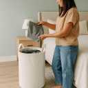 PUTSKA Laundry Basket Hamper  Blanket Basket for organizing, Dcor and Toys, Clothes Hamper  Perfect for Baby and Kids Room, Nursery, Bedroom, Bathroom, Living Room  XL, Cream (Extra Large)