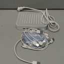 MSTJRY Charging Station for Multiple Devices : 5 Port Multi USB-A Charger Stations Multi-Device Organizer Charging Dock Designed for iPhone iPad Cell Phone Tablets (7 Short Cables Included) (White)