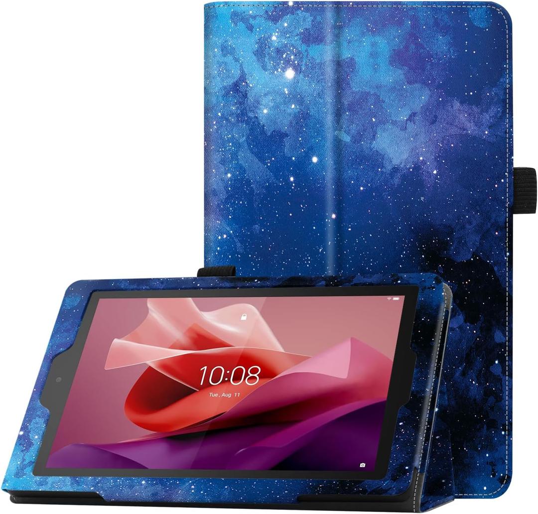 Famavala Folio Case Cover Compatible with 7-inch Tablet, Lightweight and Slim, no fit for LG S7/V7 2019 Release Tablet (Blue Sky)