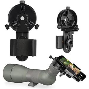 Celticbird Upgrade Smartphone Scope Adapter Spotting Scope Phone Adapter - Telescope Phone Mount for Spotting Scopes & Binoculars & Monocular & Telescope & Microscope