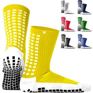 Lux Dual Grip Socks - Soccer Grip Socks for Men & Women - Engineered Performance & Comfort - Anti-Slip for Soccer