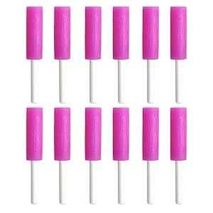 BRMDT Aligner Chewies, Colorful Orthodontic Chewies for Invisible Braces Aligner Tray Seaters, Medical Grade Silicone - Individually Packaged, Tasteless(Purple, 12Pcs)