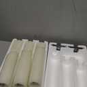 antizer Flameless Candles Set of 9 Ivory Dripless Real Wax Pillars Include Realistic Dancing LED Flames and 10-Key Remote Control with 24-Hour Timer Function 400+ Hours by 2 AA Batteries