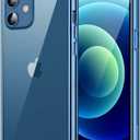 JETech Case for iPhone 12/12 Pro 6.1-Inch, Non-Yellowing Shockproof Phone Bumper Cover, Anti-Scratch Clear Back (Jean Indigo) (Jean Indigo)