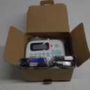 Vixic Label Maker, D210S Label Maker Machine with 4 Laminated Tapes, 12mm Labeler Labelmaker with QWERTY Keyboard, Print Different Fonts Frame Barcode for Home Office School, Green