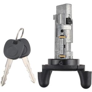 Ignition Key Lock Cylinder with Keys Compatible with Cadillac