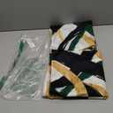 Black Gold Green Pillow Covers, Abstract Black and Gold Pillow Covers 18x18 Set of 2, Modern Boho Decorative Throw Pillows Cover for Couch Bed Living Room