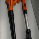 BLACK+DECKER 20V MAX Weed Eater, Edger and Sweeper Combo, Includes 2 Batteries and Charger, Cordless Electric Weed Wacker and 130 Mph Hard Surface Leaf Blower, 10 in. (LCC222)