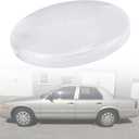 White Round Dome Light Cover Compatible with Ford Crown Victoria 1998-2011, Replace 77-570/77570, Dome Light Lens Cover Housing