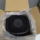 Air Purifiers for Office with High Efficiency Filter Up to 1076 Ft for Pet Family, Pollen, Smoke, Compact Air Cleaner with 3 Speeds, Timer, Aroma Quiet, 360Intake, for Home Bedroom, Black