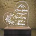 House Warming Gifts Dimmable Night Light Unique Housewarming Gift Idea for New Home Apartment Newlywed Couple Realtor Closing Gifts Family Friends Women Men