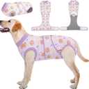 Kuoser Dog Surgery Recovery Suit, Soft Breathable Dog Recovery Suit for Female Spay Male Nueuter, Anti Licking Puppy Onesie Pet Surgical Suit for Dogs Abdominal Wounds Skin Disease, Bear XL
