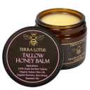 Terra Lotus - Organic Grass-Fed Beef Tallow Balm with Raw Honey - Moisturizing Cream for Soft, Smooth Skin - Handmade All-Natural Moisturizer (2 Oz, Lavender)