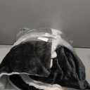 KAWAHOME Sherpa Fleece Twin Size Blanket for Bed - Extra Warm and Heavy Thick Blankets for Winter, Super Soft 500GSM Plush Blanket, 66"X 90" Dark Grey