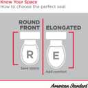 American Standard 5503A00B.020 Transitional Elongated Toilet Seat Soft Close, White