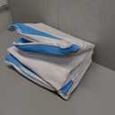 2 Pack FIBC Bulk Bag, Flexible Bulk Bags 1.5 Ton Bag, 35"L x 35"W x 43"H, 3300lbs SWL, Duffle Top Flat Bottom Heavy Duty, Woven Polypropylene Waste Bag