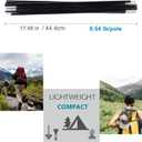 Aluminum Tent Poles Replacement, Black Pre-Assembled Tent Pole, 7001 T6 Heated Camping Tent Rod